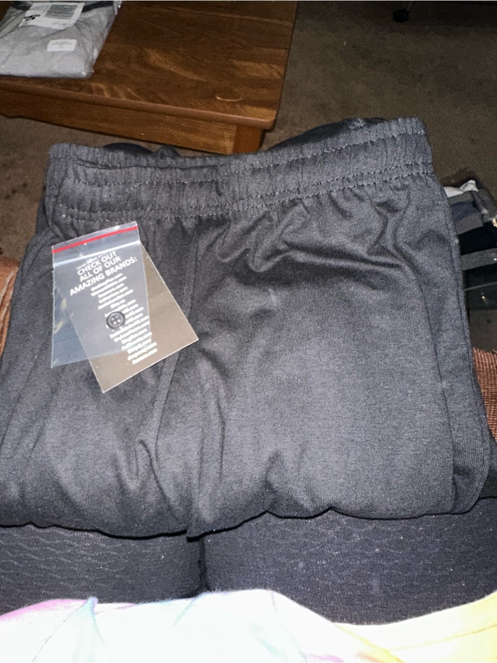 NWT Men's Black Sweatpants Joggers - Big & Tall 3XL